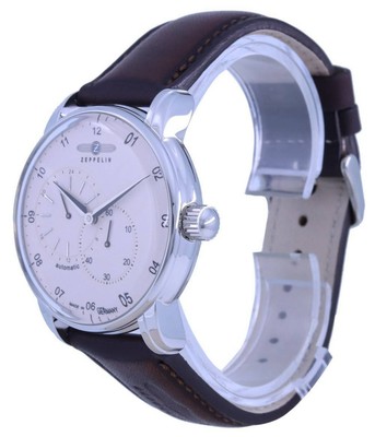 Pre-owned Zeppelin Captains Line Luminous Dial Analog Automatic 86625 50m Mens Watch