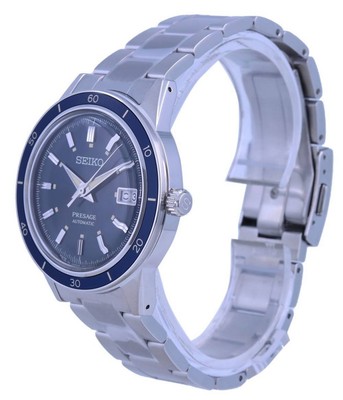 Pre-owned Seiko Presage Style 60's Stainless Steel Date Automatic Srpg05j1 50m Mens Watch