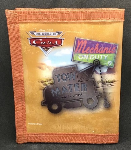 WALLET - DISNEY PIXAR'S CARS TOW MATER VINYL KIDS CHILDRENS WALLET