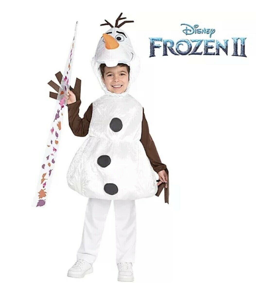 Disney's Frozen 2 Olaf Toddler Halloween Costume, Size Small 4-6 New