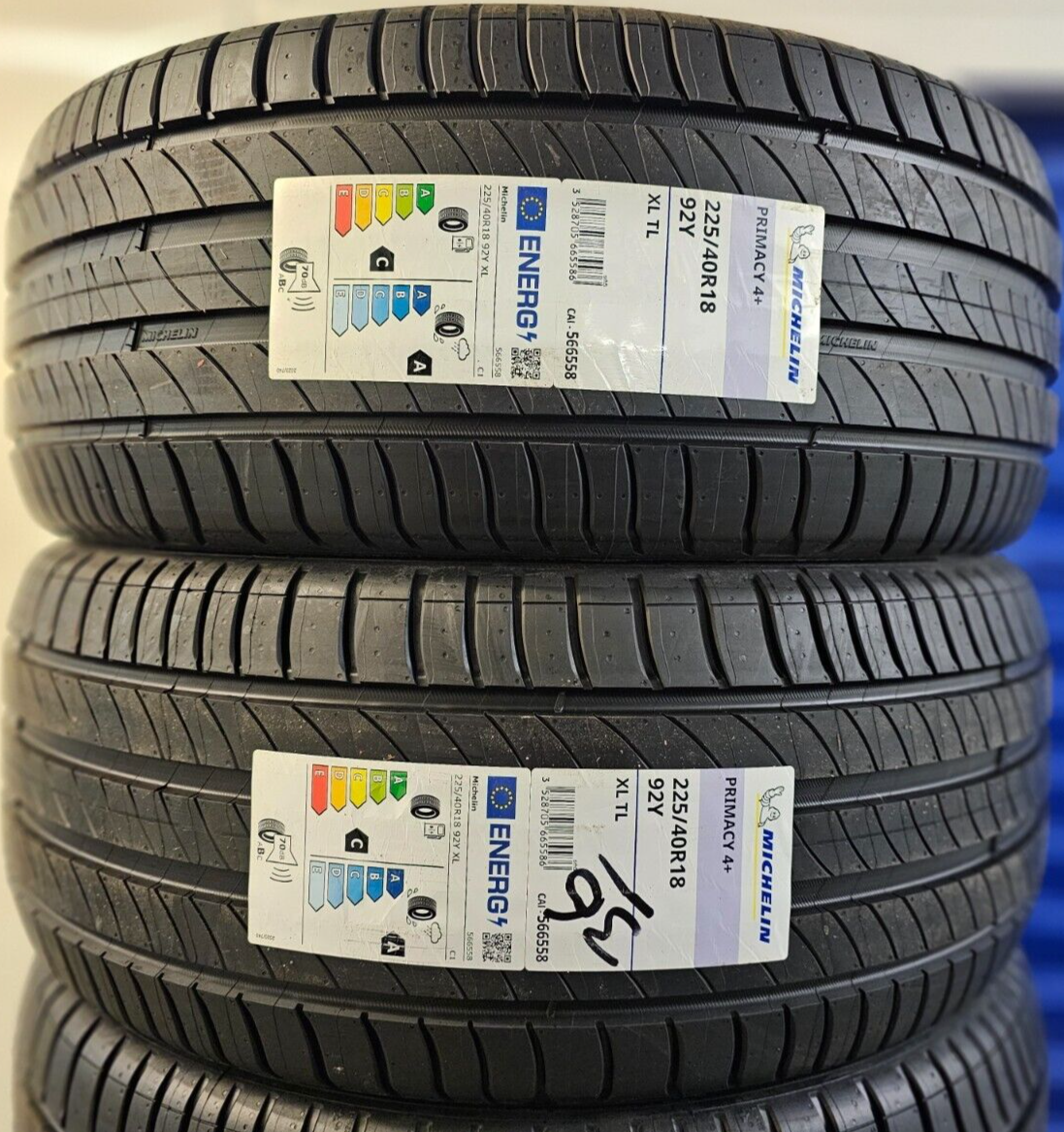 2X NEW MICHELIN PRIMACY 4+ CAR TYRES 225/40/18 225 40 ZR18 2X NEW MICHELIN PRIMACY 4+ CAR TYRES 225/40/18 225 40 ZR18