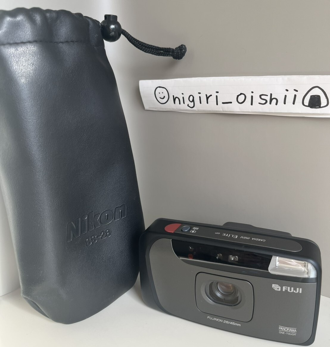 Near MINT】] Fuji CARDIA mini ELITE op Black Point & Shoot