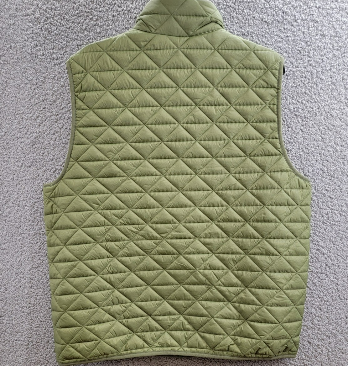BASS OUTDOOR Delta Diamond Quilted Packable Puffer Vest Men's XL Moss Full Zip - Picture 12 of 16
