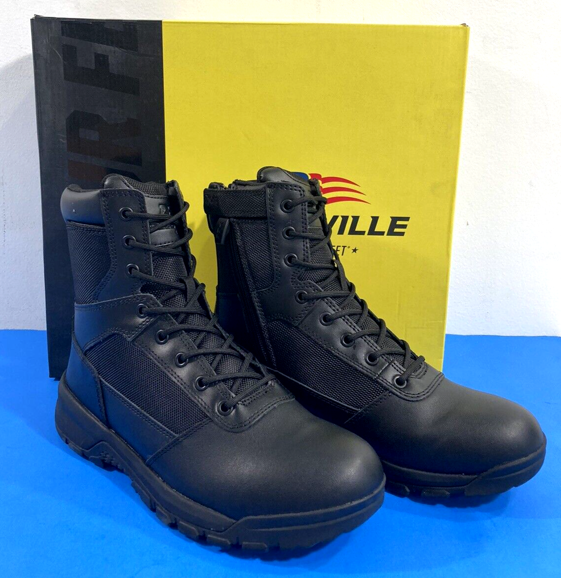 7.5 WIDE BELLEVILLE BV918Z SPEAR POINT SIDE-ZIP TACTICAL