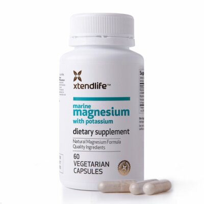 Xtendlife Marine Magnesium w/Potassium - 60 Vegetarian Capsules