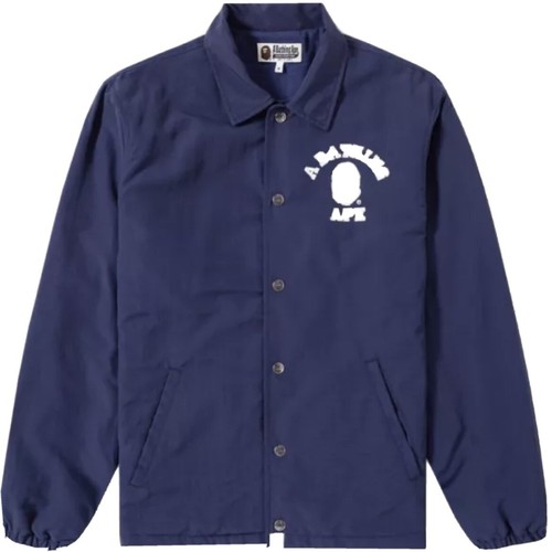 A BATHING APE bape コーチジャケット ネイビー Mサイズ 楽天市場】A BATHING APE BAPE LOGO COACH JACKET -ONLINE