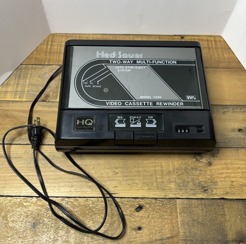 VTG Hed Sauer Video Cassette VHS Rewinder / Forwarder Model