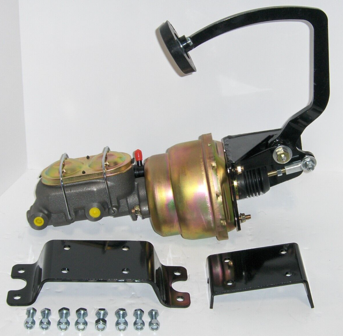 Universal Street Rod Frame Under Floor Mount Power Brake Booster Pedal Assembly