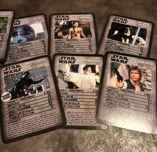 Top Trumps Star Wars Card Game - Whose the Most Powerful Character? Vader? Solo?