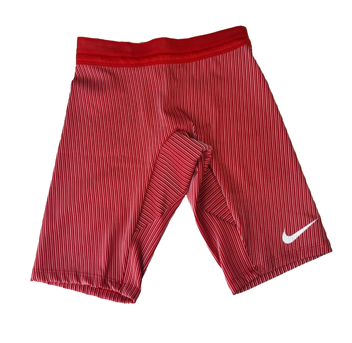 Nike Pro Elite Running Racing Track Tights Shorts Red White