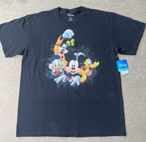 トップス WALT DISNEY vintage layered mickey tee 80s Disneyland Mickey Mouse Vintage T-shirt Red White Soft