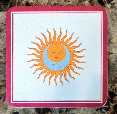 KING CRIMSON Larks' Tongues in Aspic Ltd Ed New RARE Coaster