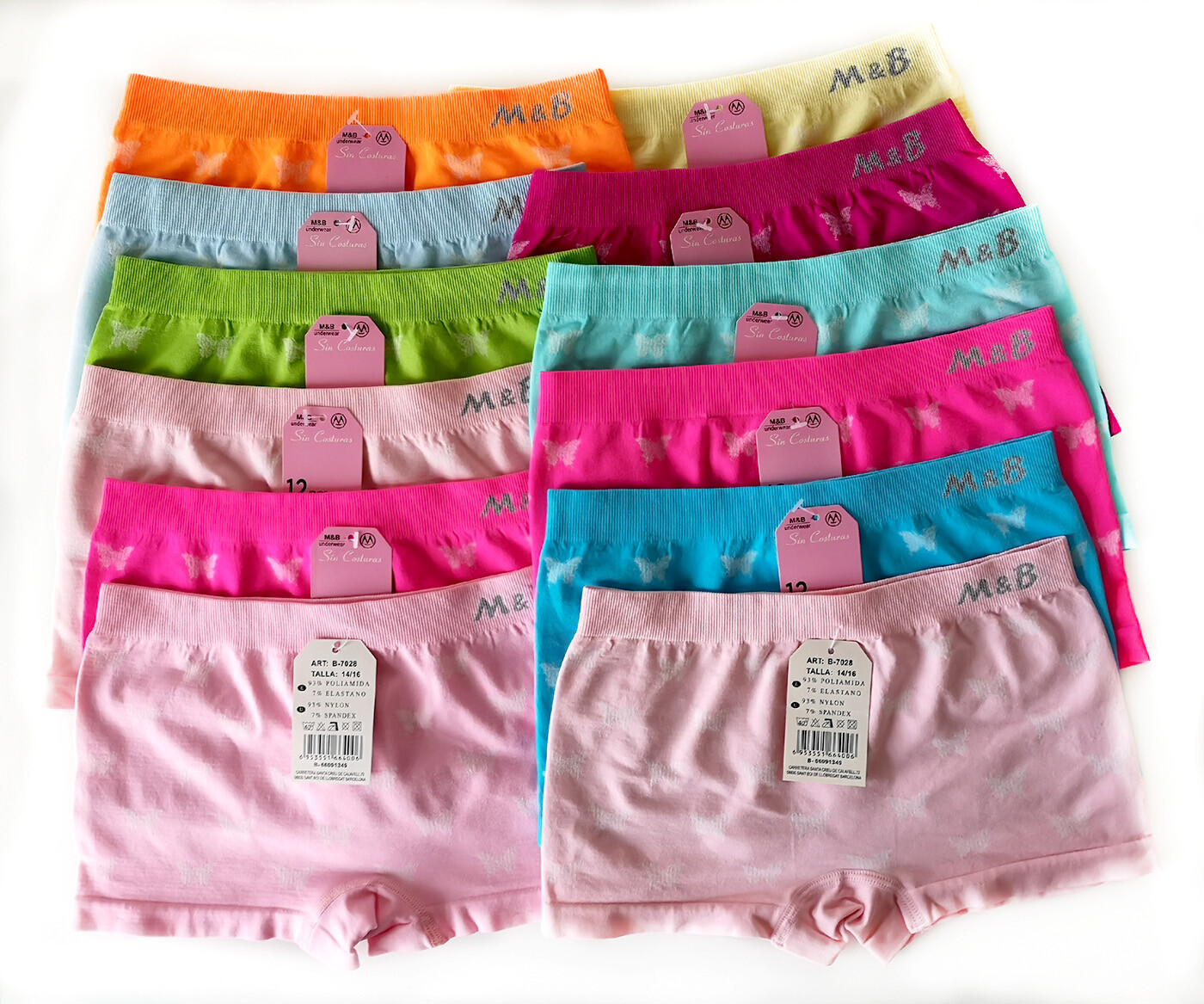 6 Mädchen Pantys Unterhose Unterwäsche Slips Kinder Schlüpfer Panties Gr. 2 -16