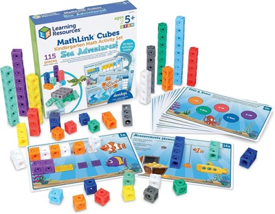MathLink Cubes Kindergarten Math Activity Set Sea Adventures!, Teaching... 