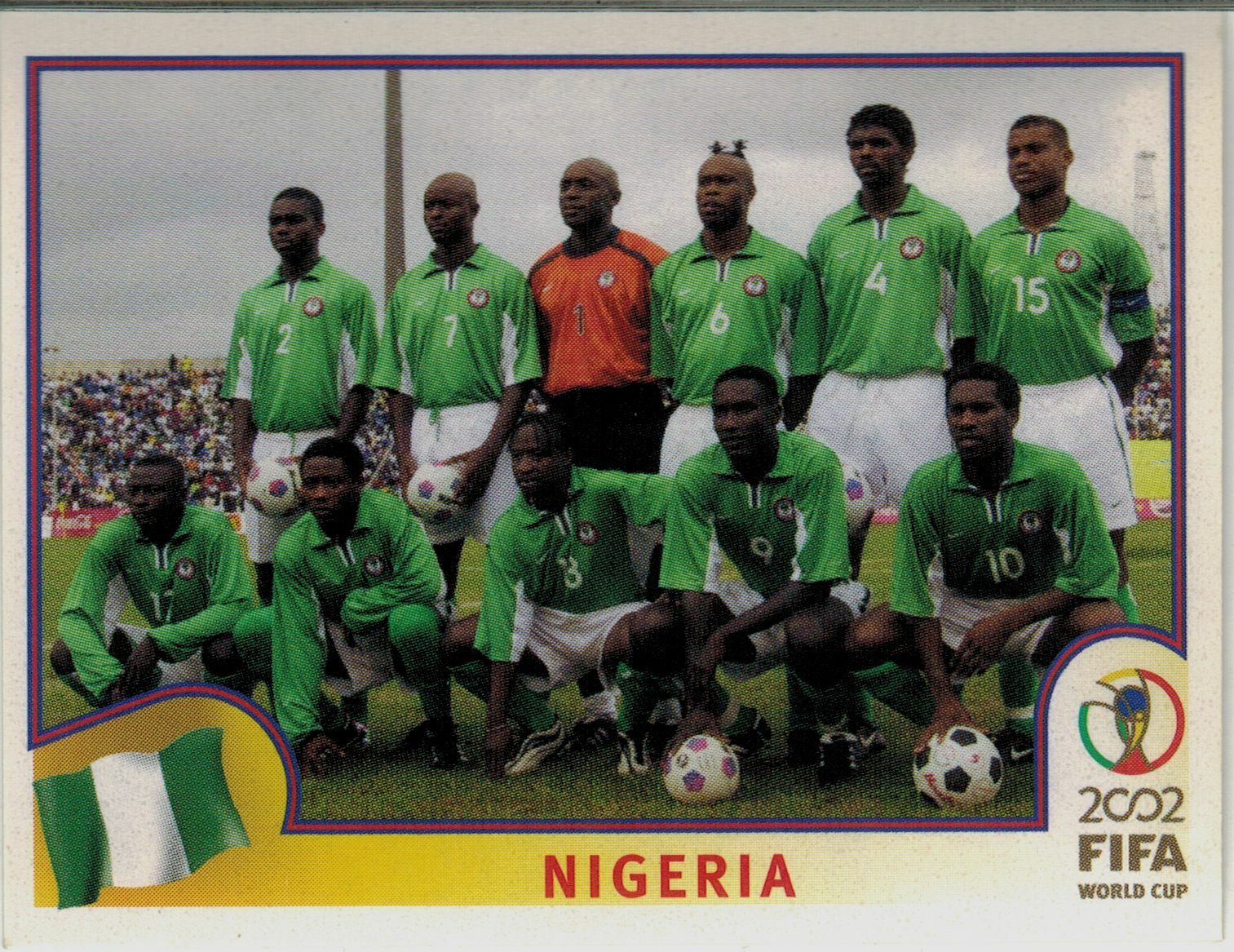 Brazil 2002 Panini FIFA World Cup Korea Japan #403 Nigeria Brazil 2002 Panini FIFA World Cup Korea Japan #403 Nigeria
