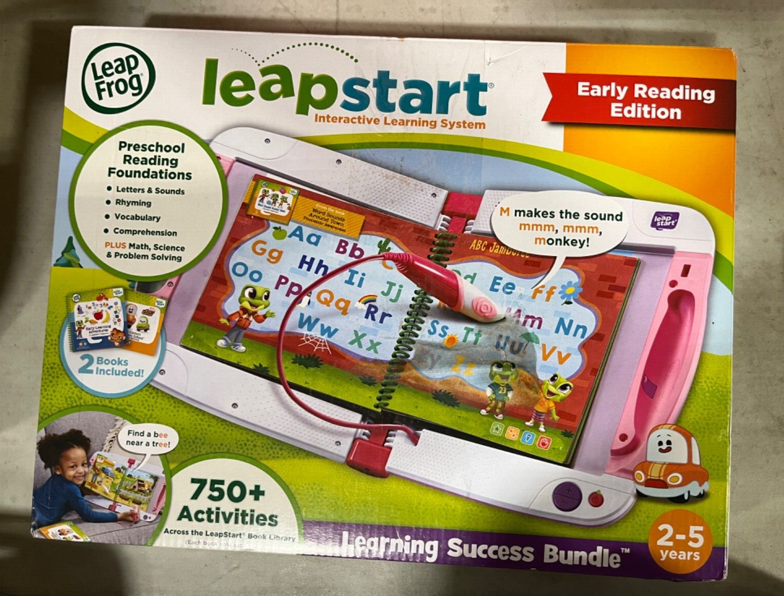 LEAP FROG LEAP START EARLY READING EDITION FOR 2-5 YEAR OLDS
