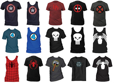 marvel symbols shirt