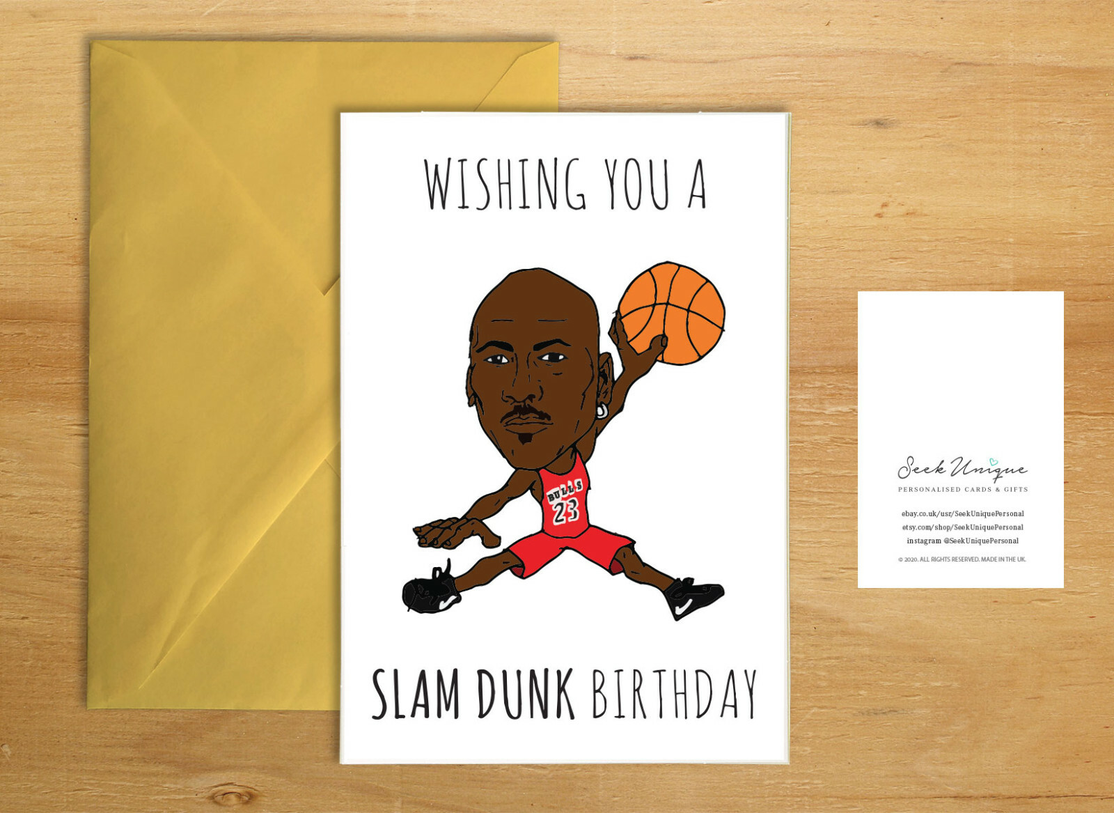 air jordan birthday card