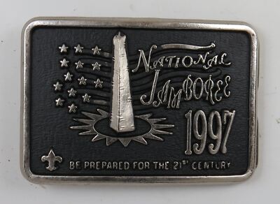 1997 National Jamboree Be Prepared For The 21st Century Belt Buckle [KS-601]