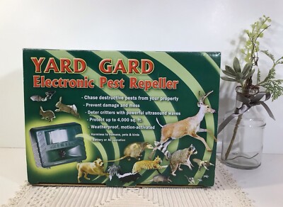 NEW YARD GARD~Electronic Pest Repeller~4000 Sq Ft~NEW IN BOX~FREE SHIPPING 
