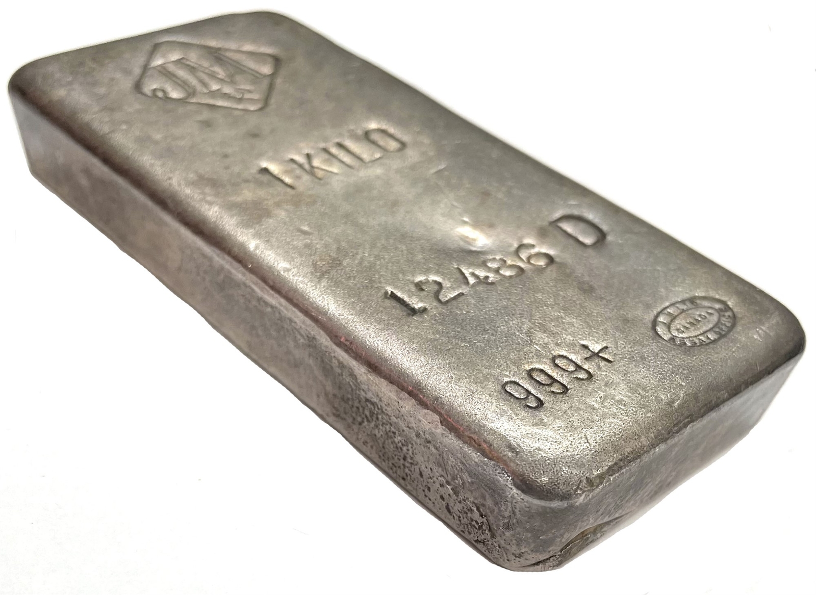 Johnson Matthey 1g 24K/純金入りペーパーウェイト prod-1ozsilmattheybar-1oz-