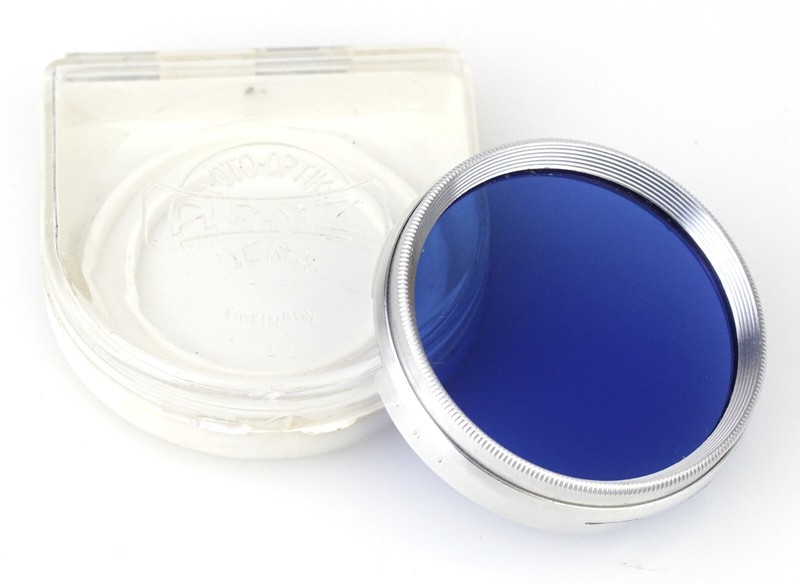 Arnz Jena Korrektur Filter Blau Violett 42mm A42 Steckfassung Push On (F402