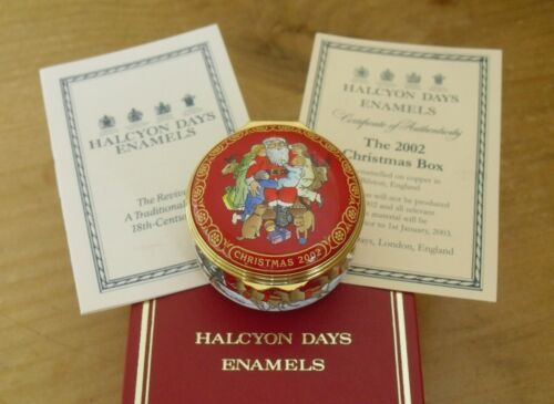 Halcyon Days Christmas Boxes - Sold Individually -   1 3/4"(4.25cms)