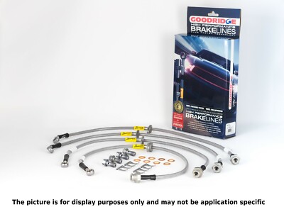 GOODRIDGE 2003-2007 HUMMER H2 / H2 SUT STAINLESS STEEL SS BRAKE LINES LINE KIT
