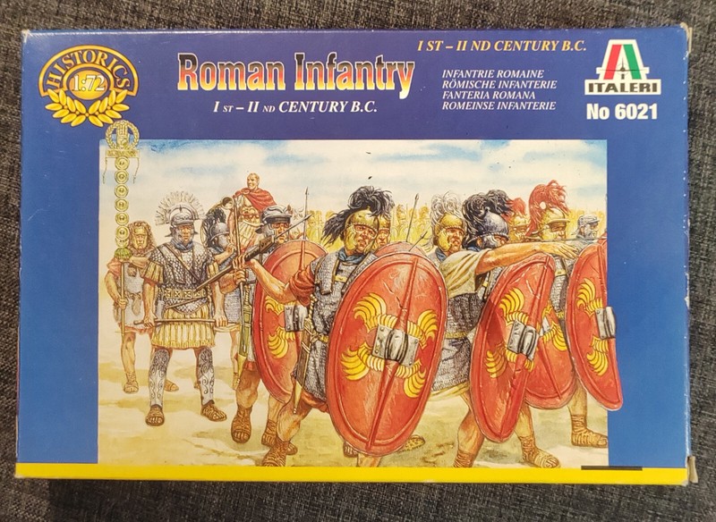 Italeri Historics 1/72 Roman Infantry 6021 Infanterie Neuve