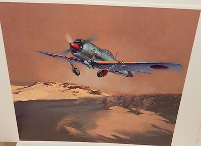 KOIKE SHIGEO ''NAKAJIMA TYPE 4 FIGHTER ''HAYATE'' (KI-84) (FRANK) JAPAN LITHOGRAPH