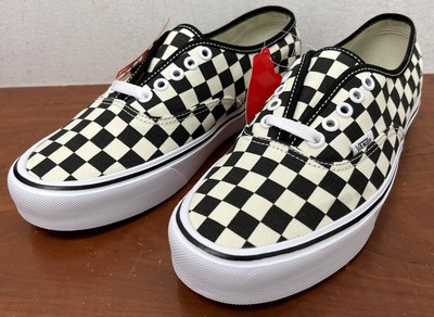 

Мужские кроссовки Vans Authentic Checkerboard Lite, черные/белые, Черный
