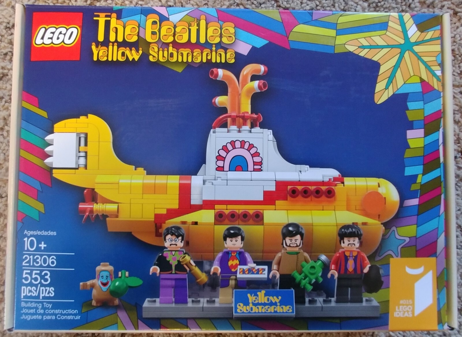 【未開封新品】レゴ アイデア 21306 ビートルズ イエローサブマリン Lego Ideas The Beatles Yellow Submarine 21306 Brand NEW