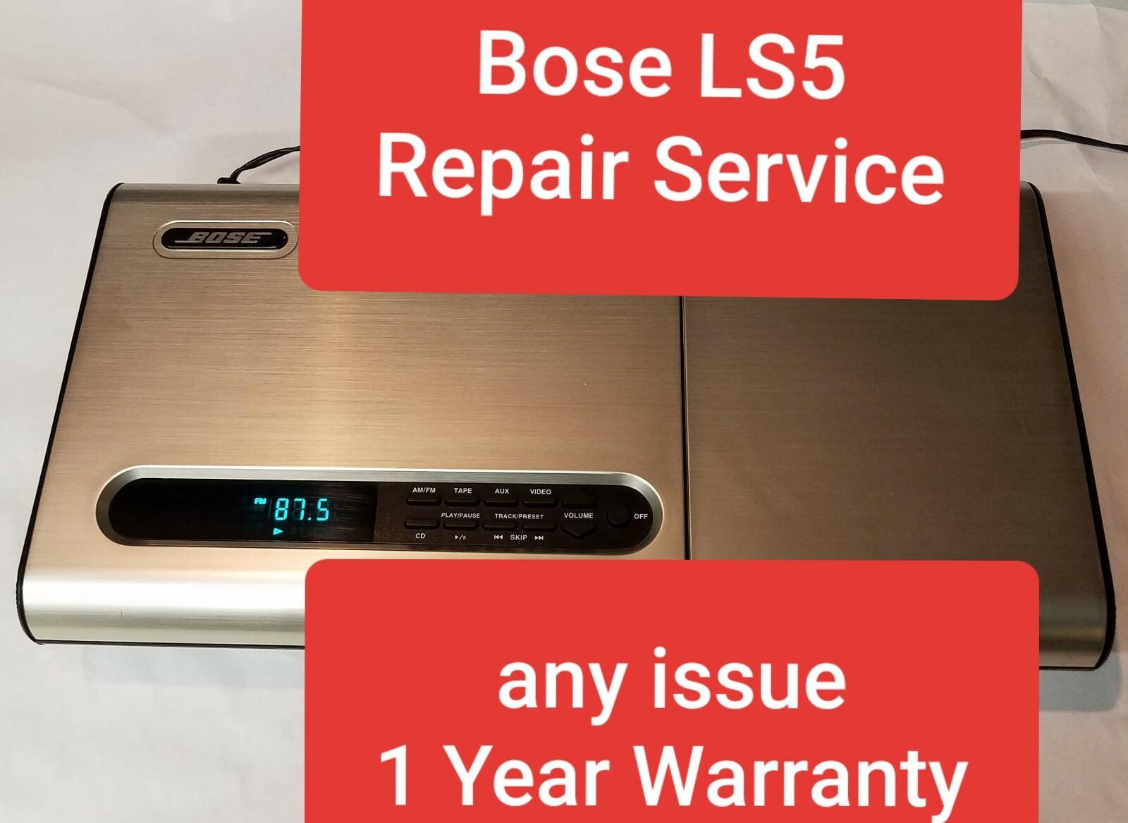 清掃済・音出し確認済　BOSE LIFESTYLE 5 MUSIC CENTER REPAIR SERVICE* BOSE LIFESTYLE 5, 3, 8, 12 MUSIC SYSTEM CD