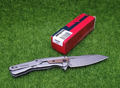 Kershaw Endgame KVT Flipper Knife 3.25'' D2 Stonewashed Drop Point Blade - 2095