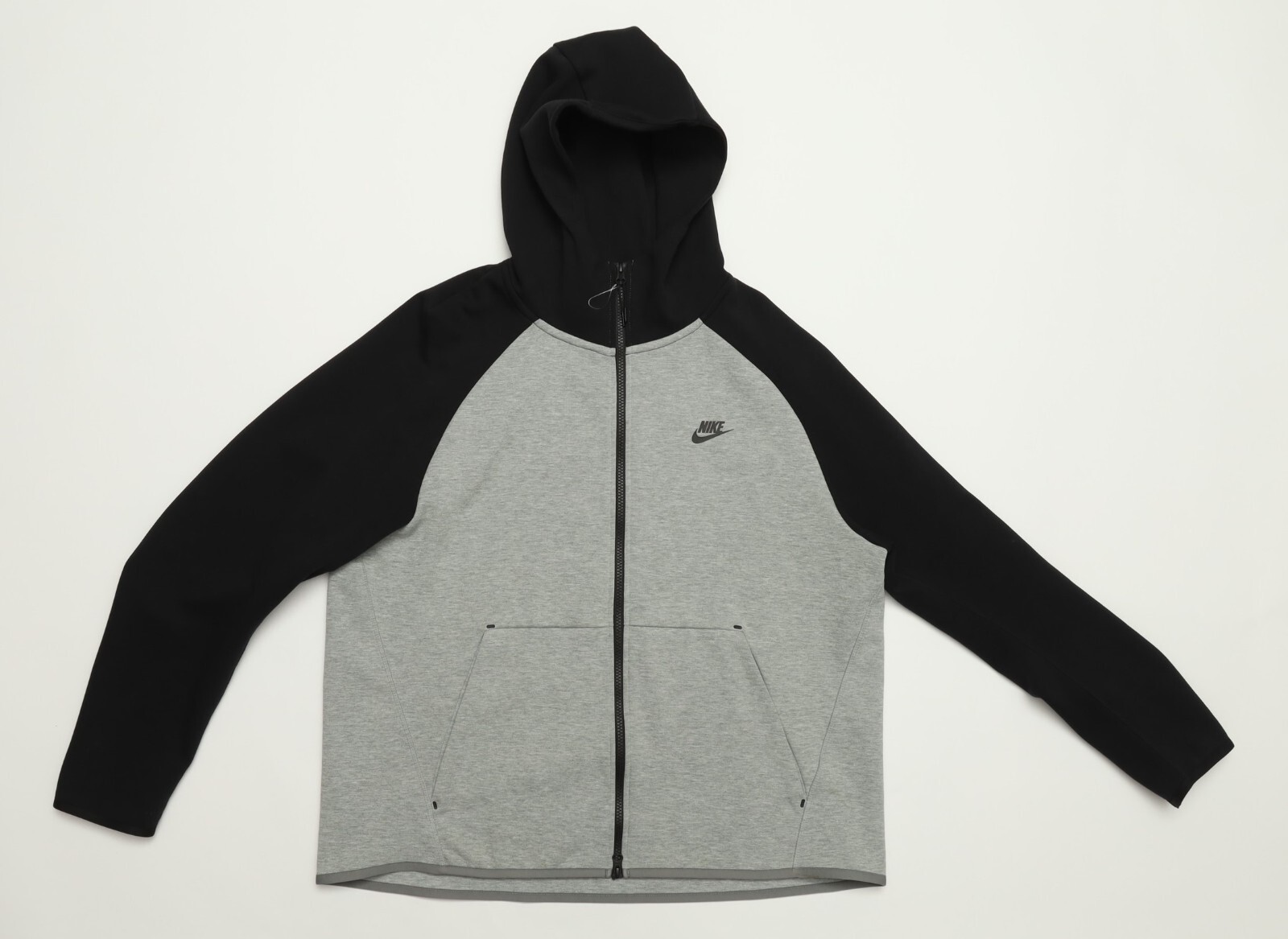 Nike Tech Fleece Full Zip Up Hoody Size X-Large XL in Dark Grey