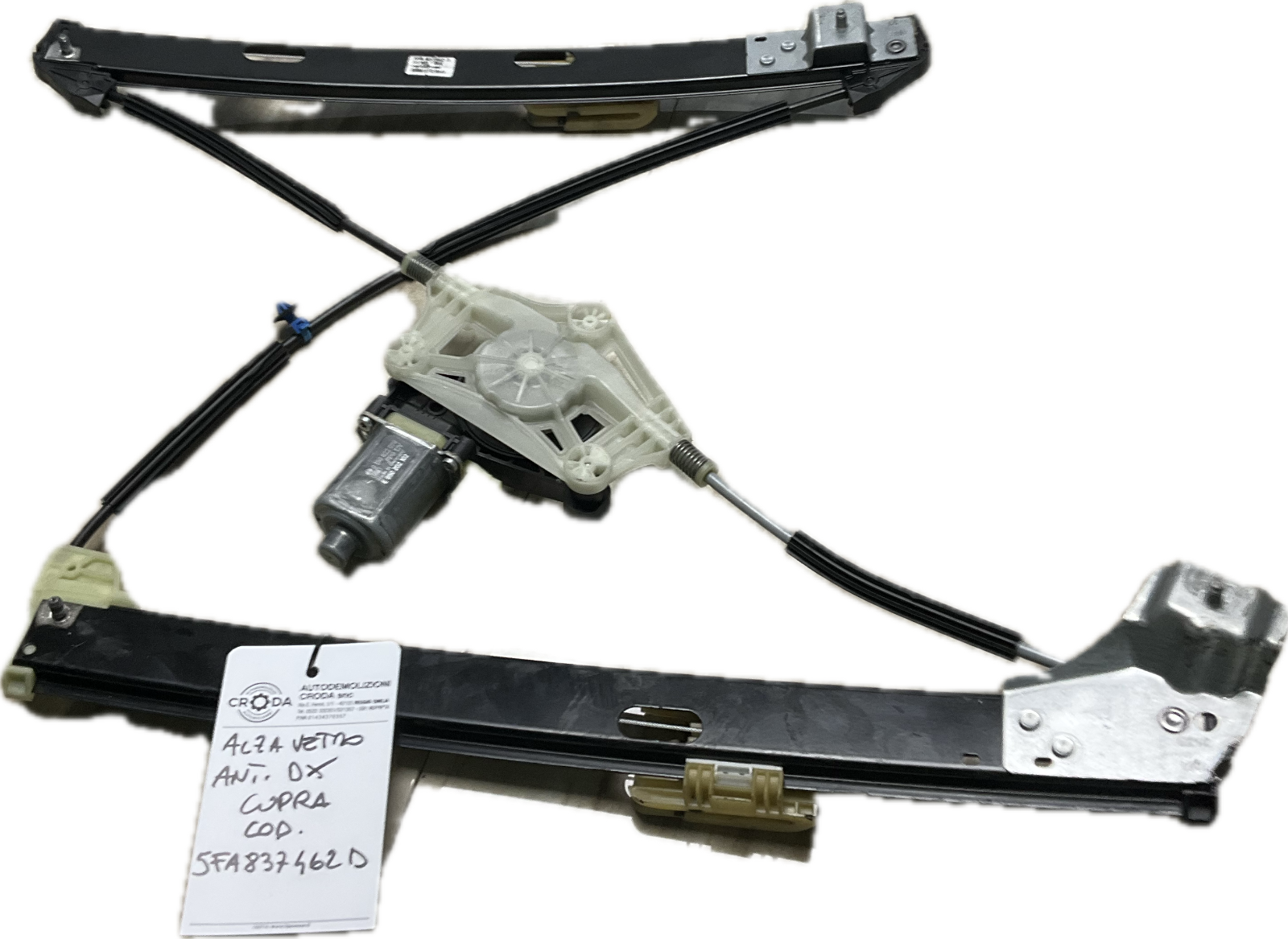 Alzavetro alzacristalli anteriore destro per CUPRA SEAT LEON 2023 5FA837462D