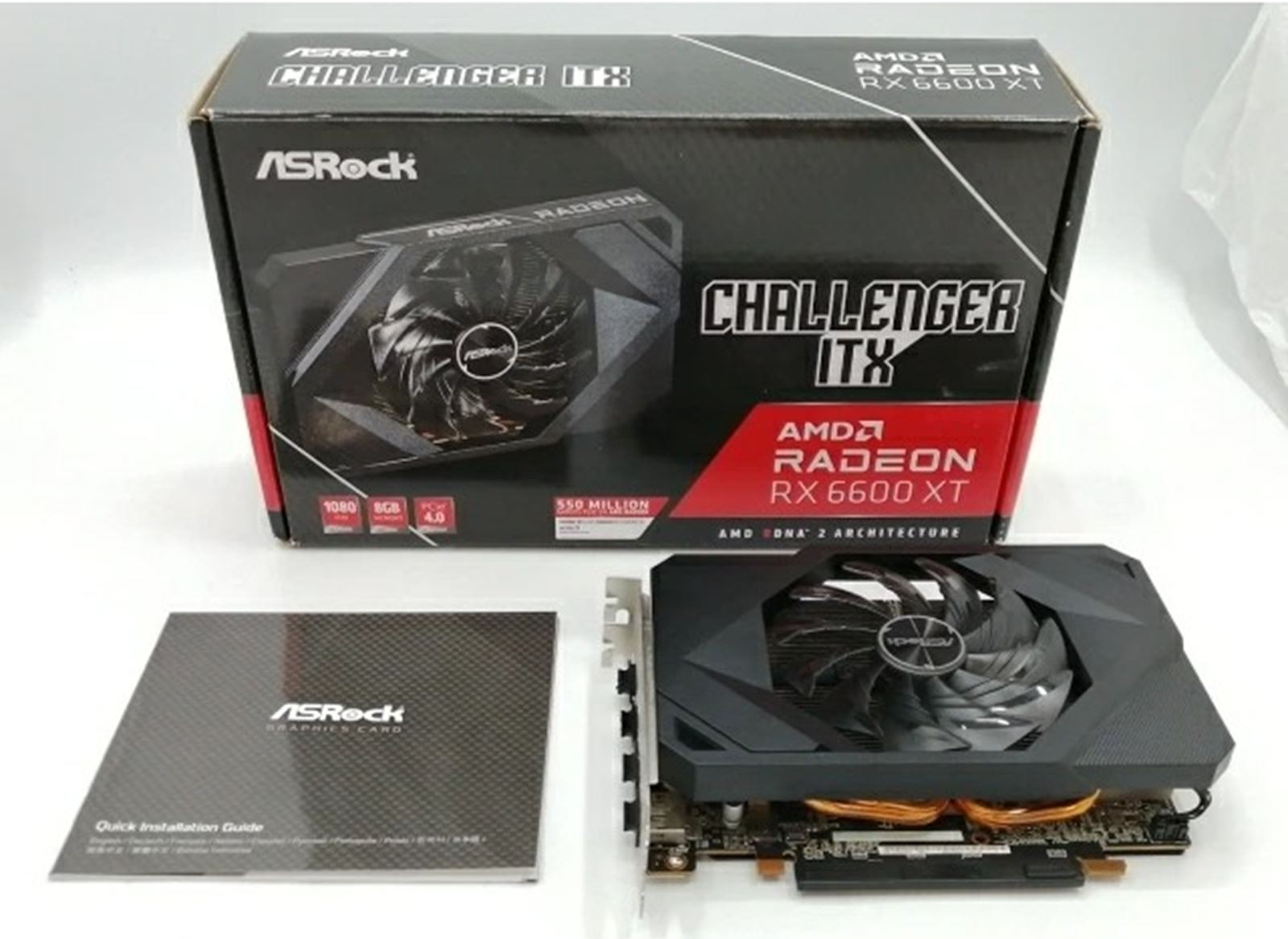 ASRock Radeon RX 6600 Graphics Board Challenger ITX 8GB