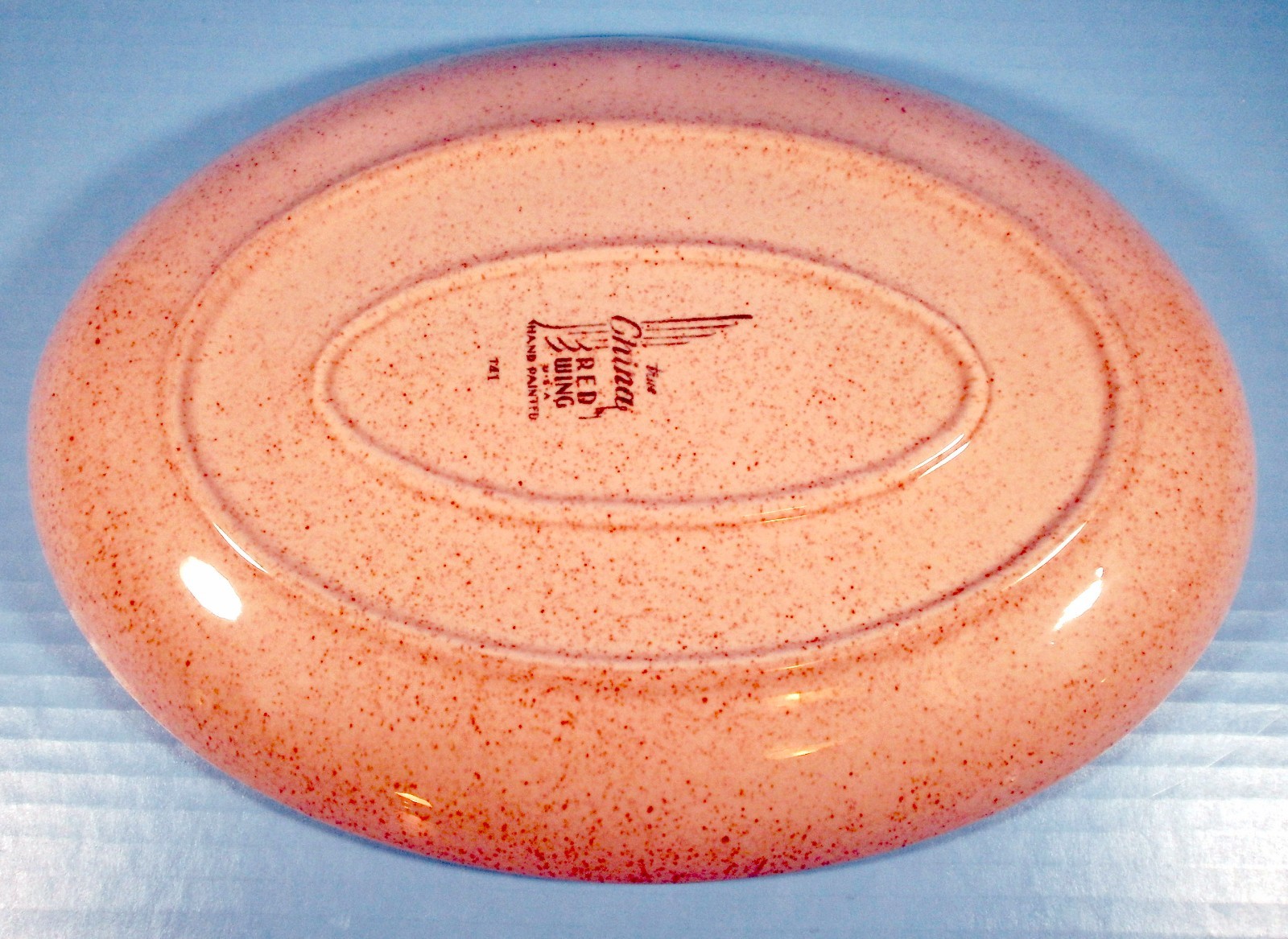 Serving Platter Tray Red Wing Lute Song Hand-Painted China