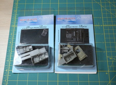Aires 1/48 Scale F/A-18E Super Hornet Lot Cockpit Set Wheel Bay 4282 4295