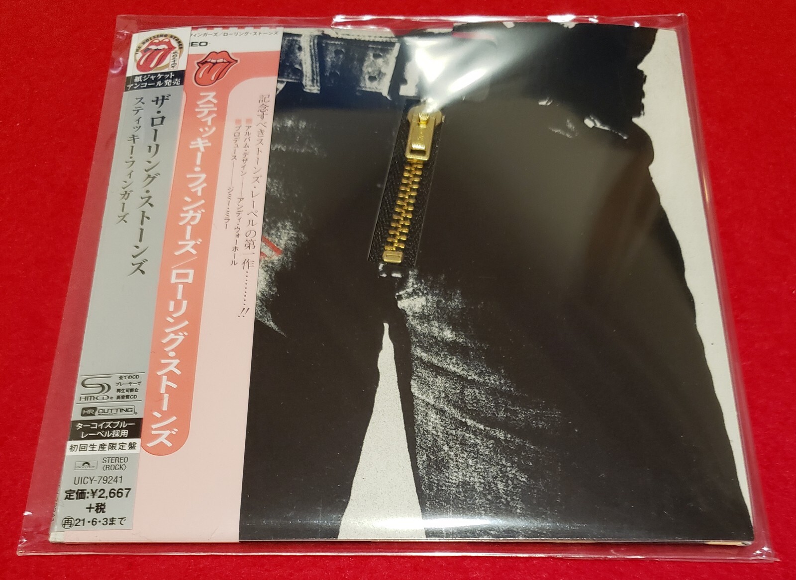 THE ROLLING STONES - Sticky Fingers - Japan Mini LP SHM UICY