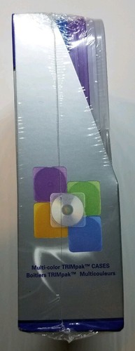 Verbatim TRIMpak CD/DVD Storage Cases - Assorted Colors - 10 Pack VER93804