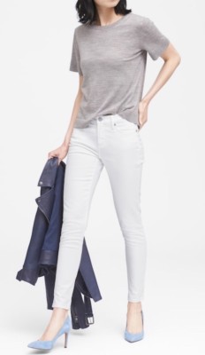 Banana Republic Women's Stain Resistant Skinny Ankle Jeans Size 28- NWT