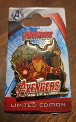 Disney Marvel Avengers Age Of Ultron HKDL Pin LE 500 Hawkeye Hulk Iron Man