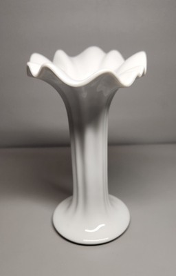 Vintage Hutschenreuther Tavola Argos Porcelain Candlestick Holder German Ruffle