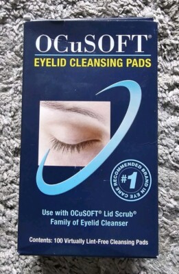 Ocusoft Eyelid Lint Free Cleansing Pads 100 Ct