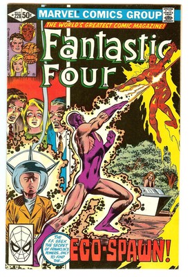 FANTASTIC FOUR #228 8.5 // BILL SIENKIEWICZ & JOE SINNOTT COVER MARVEL 1981