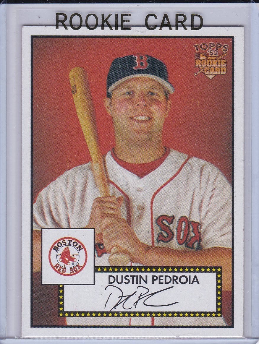 DUSTIN PEDROIA ROOKIE CARD 2006 Boston Red Sox TOPPS 52