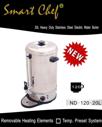 New 120 cups(20L) Stainless Steel Commercial Water Boiler ETL Approved