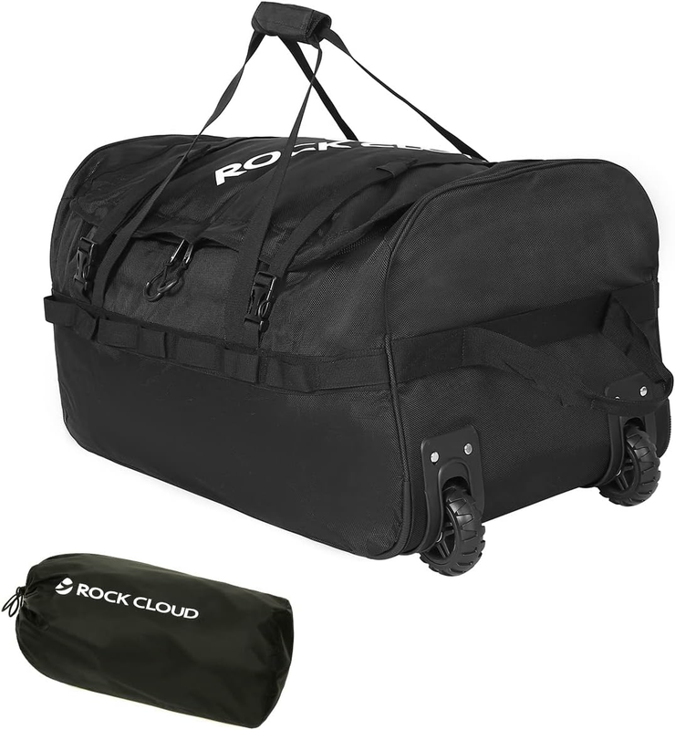 Foldable Wheeled Duffel Bag with Wheels 85L Rolling Duffle 8
