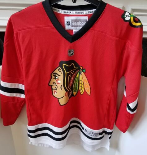 CHICAGO STEEL MINOR LEAGUE No #s USHL Reebok RED HOCKEY JERSEY